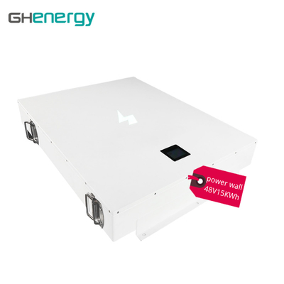 ISO9000 ব্যাটারি সোলার প্যানেল পাওয়ারওয়াল 5kwh 48V বিল্ট ইন বিএমএস সহ