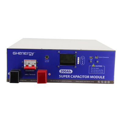 BMS বহুমুখী 48V আল্ট্রাক্যাপাসিটর মডিউল, 100ah গ্রাফিন সুপারক্যাপ মডিউল