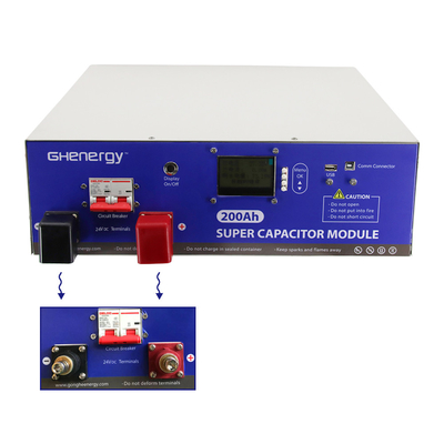 BMS বহুমুখী 48V আল্ট্রাক্যাপাসিটর মডিউল, 100ah গ্রাফিন সুপারক্যাপ মডিউল