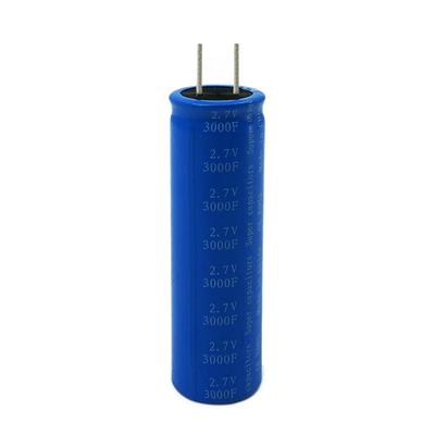 হোম সোলার পাওয়ার সুপার ক্যাপাসিটর ব্যাটারি 2.7V 3000F পোর্টেবল রেডিয়াল টাইপ