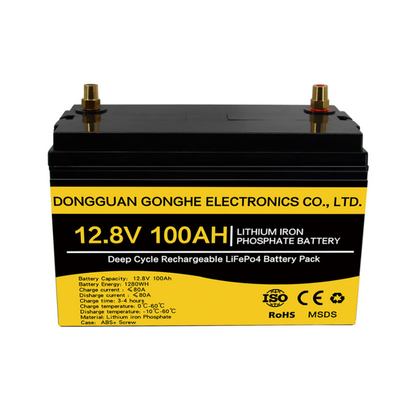 পোর্টেবল 12V LiFePO4 লিথিয়াম ব্যাটারি প্যাক বহুমুখী 6000 সাইকেল