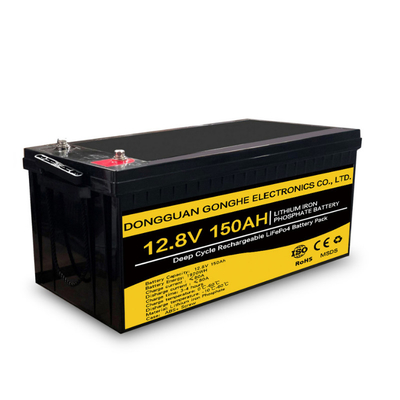 IEC 62619 ডিপ সাইকেল লিথিয়াম আয়ন ব্যাটারি 12.8V 100Ah সোলার সিস্টেমের জন্য