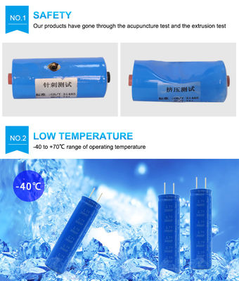 সৌর শক্তি সংগ্রহের জন্য 18650 2.7v 3000f গ্রাফিন সুপারক্যাপাসিটর ব্যাটারি