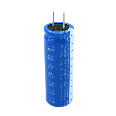 4.2V 4000F রেডিয়াল সুপার ক্যাপাসিটর ব্যাটারি হোম এনার্জি সিস্টেমের জন্য ডাবল বৈদ্যুতিক স্তর
