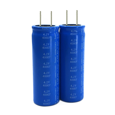 4.2V 4000F রেডিয়াল সুপার ক্যাপাসিটর ব্যাটারি হোম এনার্জি সিস্টেমের জন্য ডাবল বৈদ্যুতিক স্তর