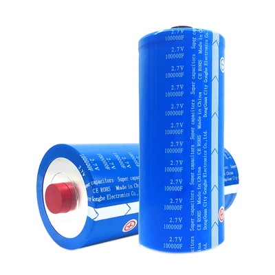 অফ গ্রিড পাওয়ার সলিউশনের জন্য 2.7V 100000F সুপারক্যাপাসিটর শক্তি সঞ্চয়স্থান