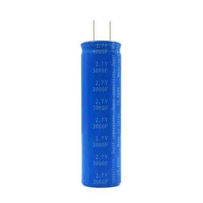 EV পোর্টেবল সুপার ক্যাপাসিটর ব্যাটারি 3000F 2.7V 18x65Mm বহুমুখী