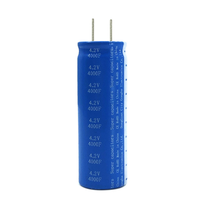 সৌর মাল্টিসিনের জন্য 4.2V 4000F সুপার ক্যাপাসিটর ব্যাটারি 24x69Mm