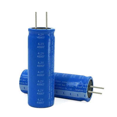 সৌর মাল্টিসিনের জন্য 4.2V 4000F সুপার ক্যাপাসিটর ব্যাটারি 24x69Mm