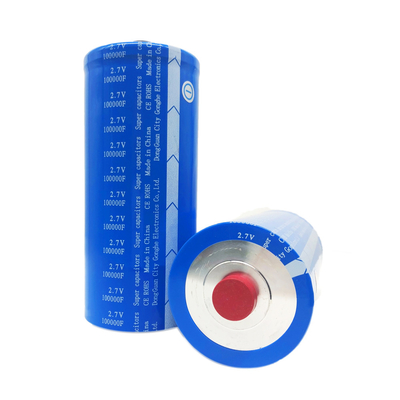 60x138mm সুপার ক্যাপাসিটর ব্যাটারি 2.7V 100000F EV এর জন্য কোন ফায়ার নেই