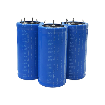 35x60Mm বহুমুখী গাড়ির জন্য ফায়ার 2.7V 400F সুপার ক্যাপাসিটর ব্যাটারি নেই