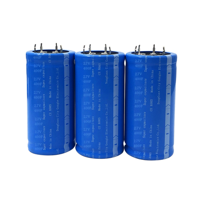 35x60Mm বহুমুখী গাড়ির জন্য ফায়ার 2.7V 400F সুপার ক্যাপাসিটর ব্যাটারি নেই